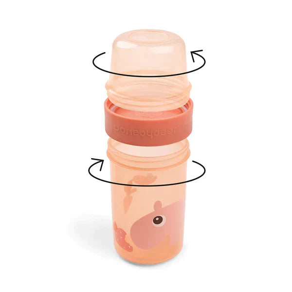 To go 2-way snack container L