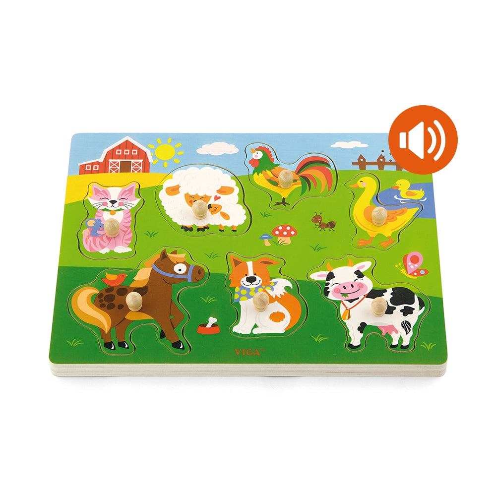 Sound Puzzle-Farm Animals