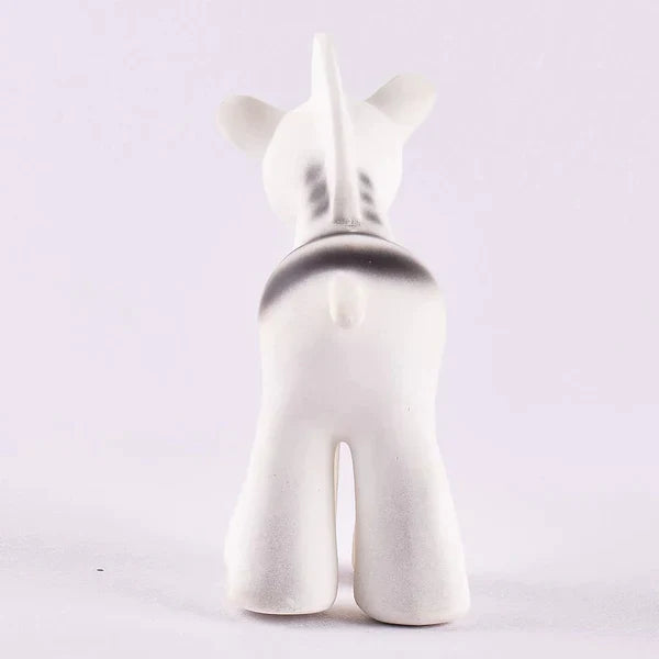 Zebra Organic Natural Rubber Rattle, Teether & Bath Toy