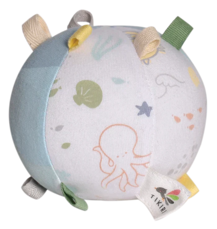 Ocean Organic Activity Ball with Rattle