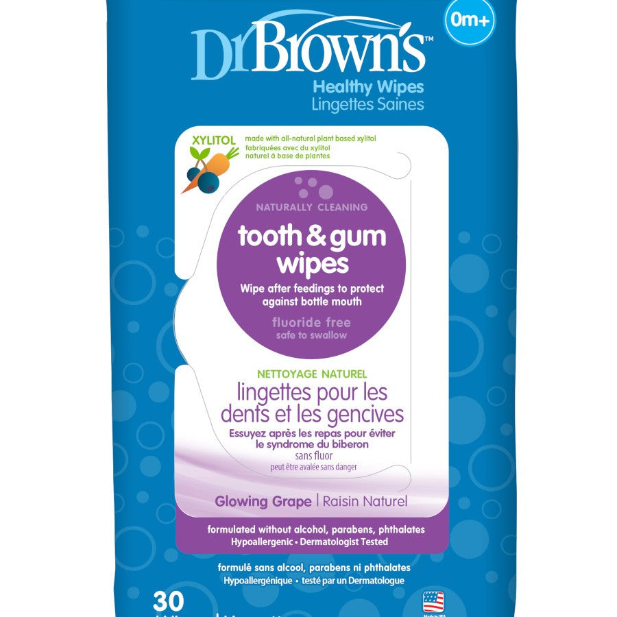 Tooth and Gum Wipes, 30 Count