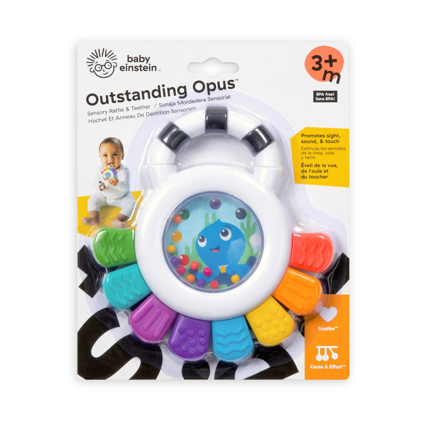 Outstanding Opus Sensory Rattle & Teether