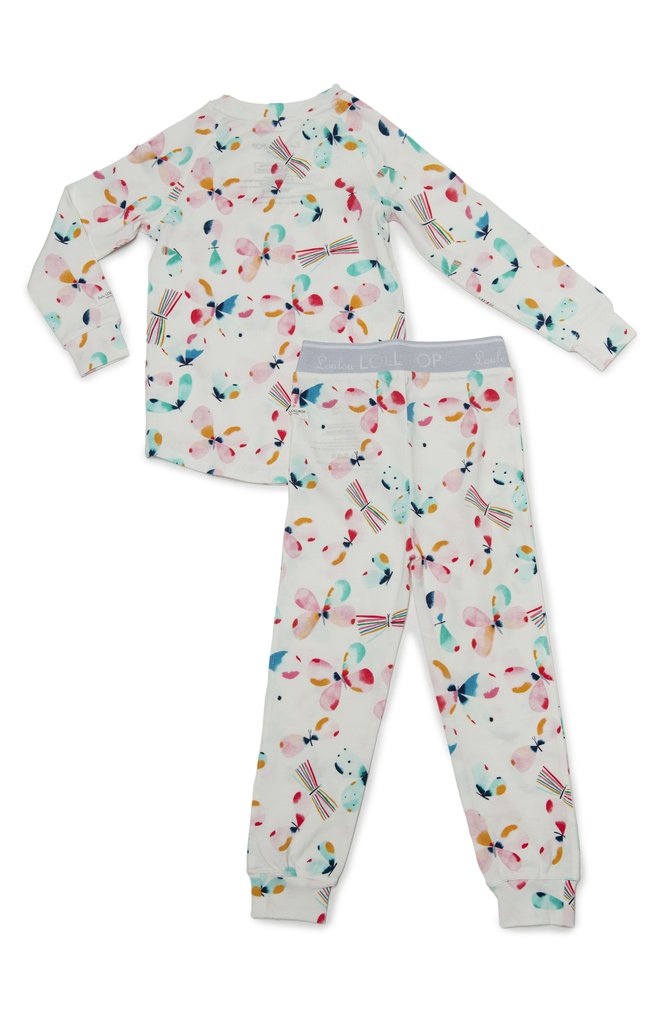 2-Pc Pajama Set In TENCEL Butterfly