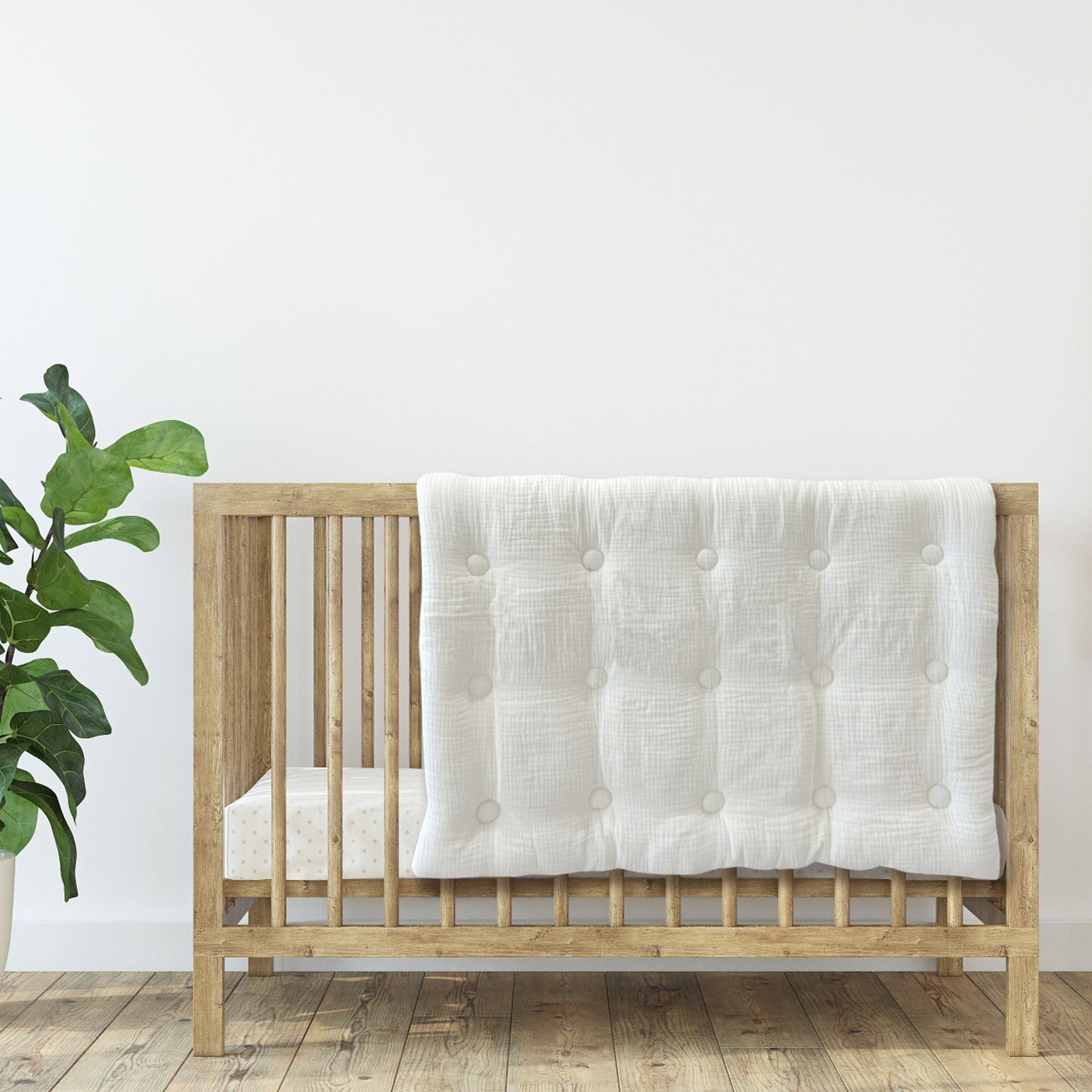 Simmons Deluxe 4 Ply Muslin Comforter