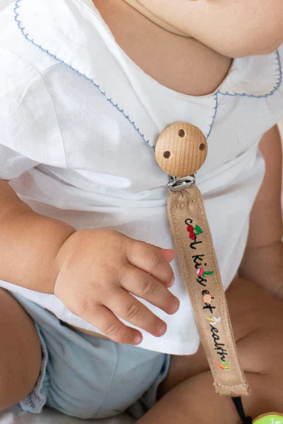 Oli & Carol Pacifier Clip