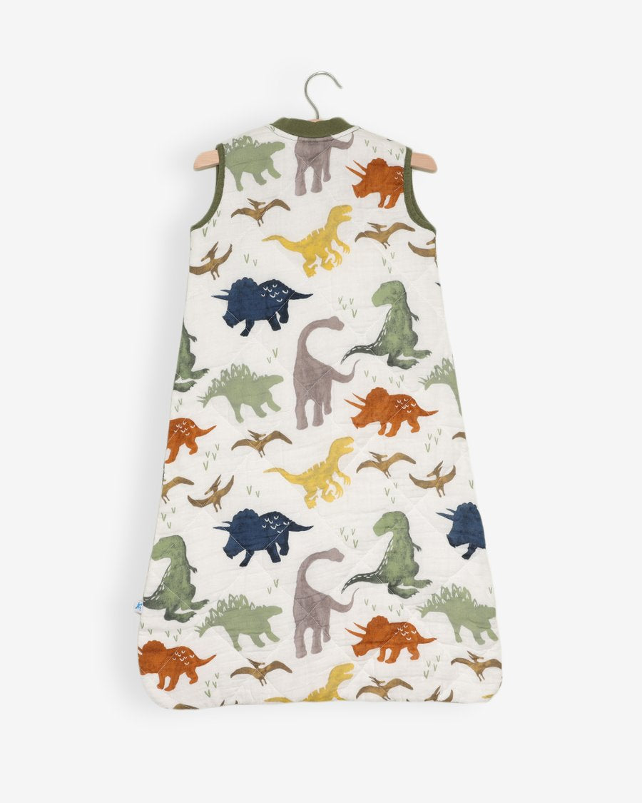 Cotton Muslin Quilted Sleep Bag Dino Friends