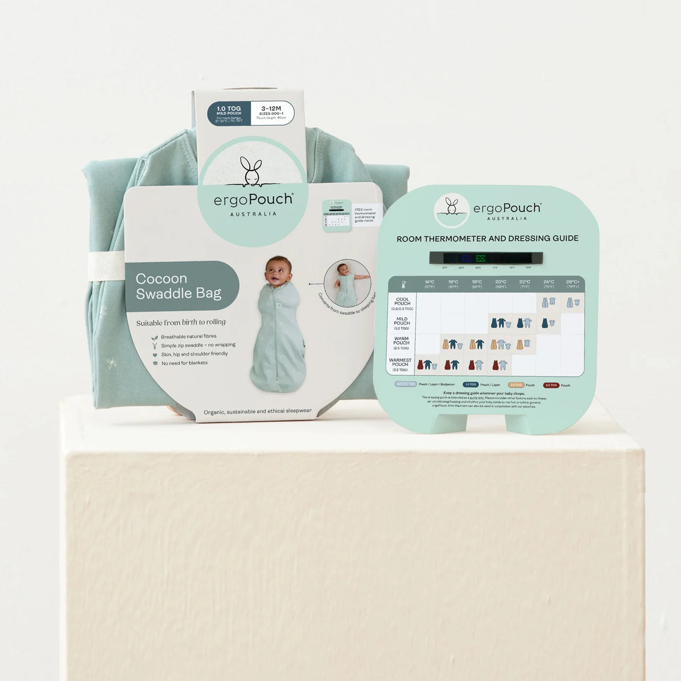 Cocoon Swaddle 0.2 tog Grey Marle