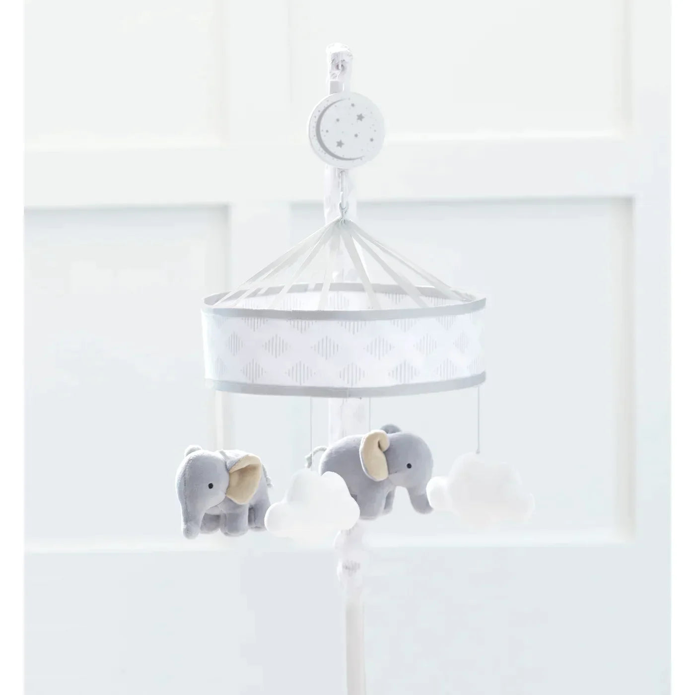 Just Born Baby Neutral Elephants & Clouds Musical Mobile