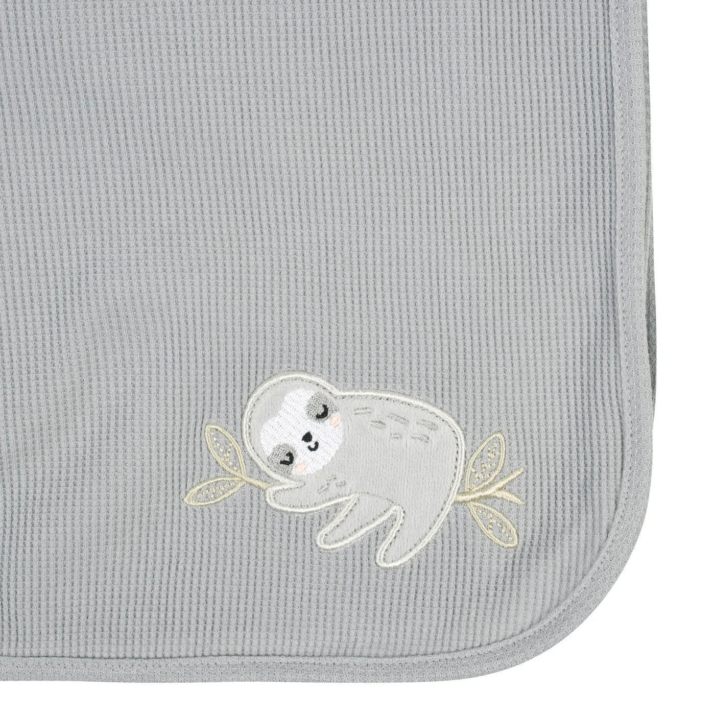 Just Born 2-Pack Baby Neutral Sloth Thermal Blankets