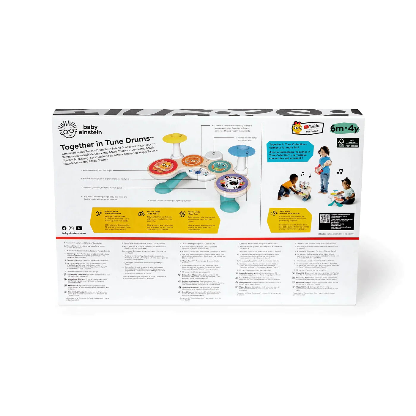 HAPE Together in Tune Drums Connected Magic Touch Drum Set