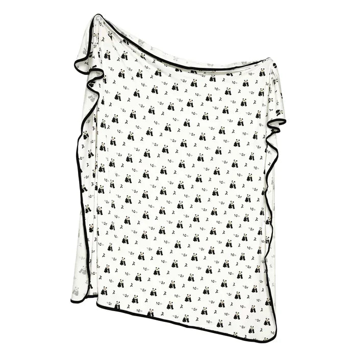 Swaddle Blanket Black & White Zen