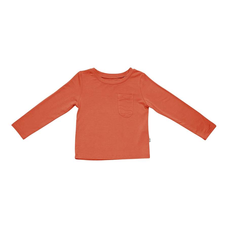 Long Sleeve Toddler Unisex Tee Clementine