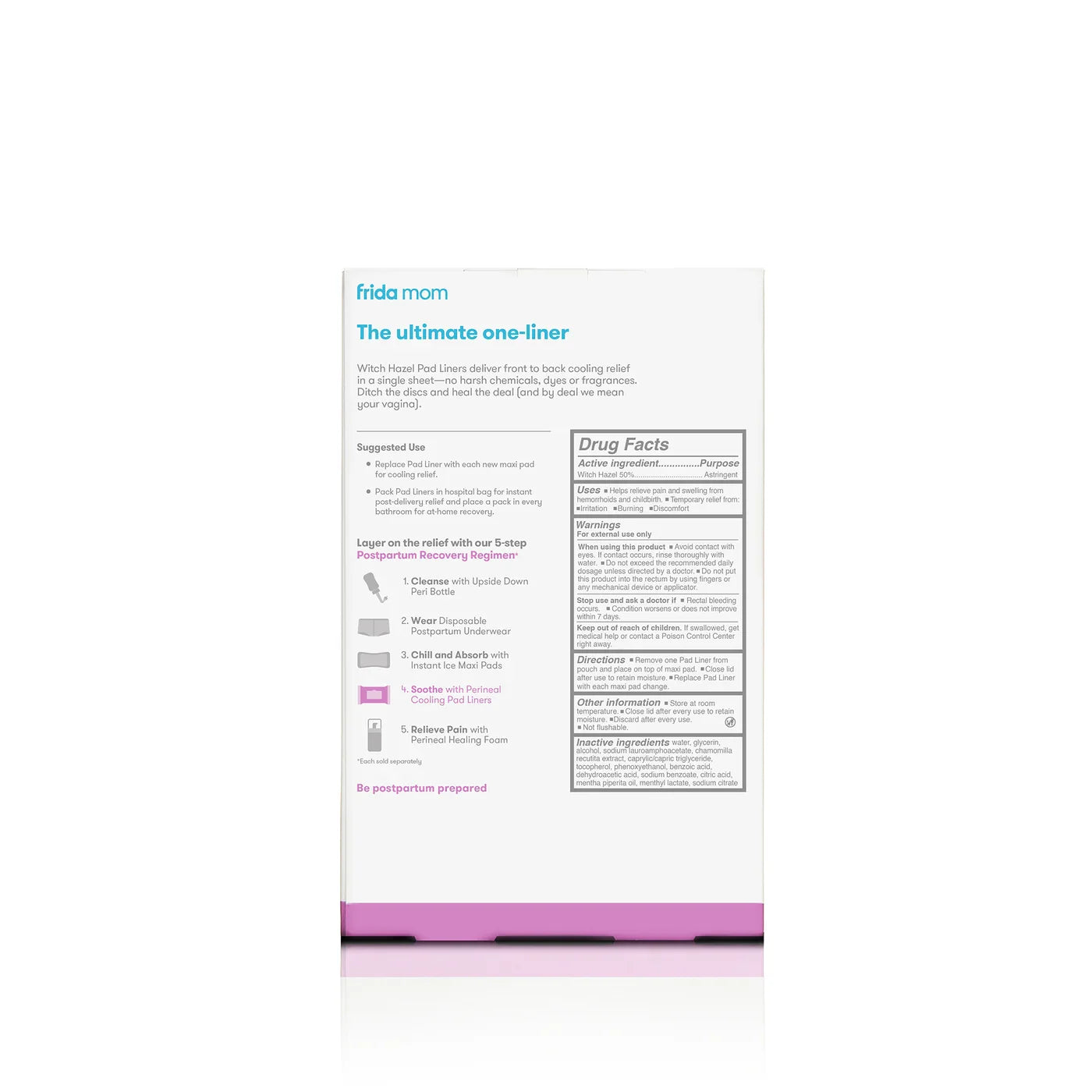 Witch Hazel Perineal Cooling Pad Liners 24pk