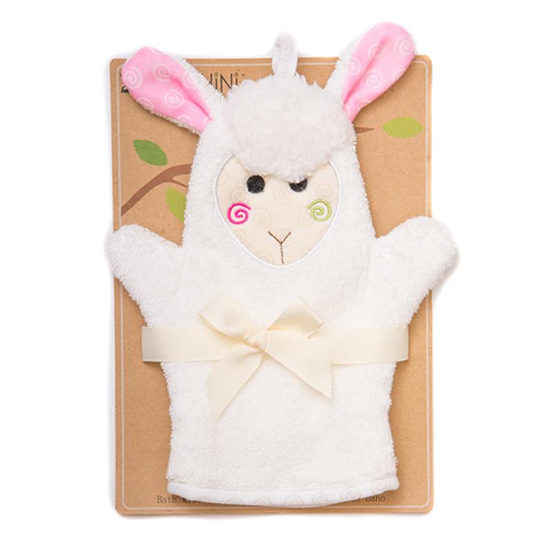 Baby Snow Terry Bath Mitt 0-18M