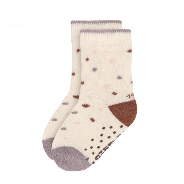 Anti-Slip Socks 2pcs - Tiny Farmer- Lilac