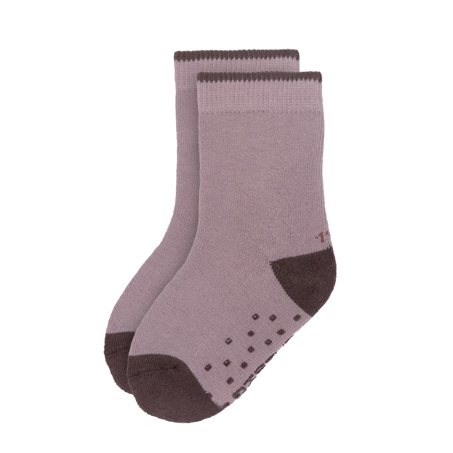 Anti-Slip Socks 2pcs - Tiny Farmer- Lilac