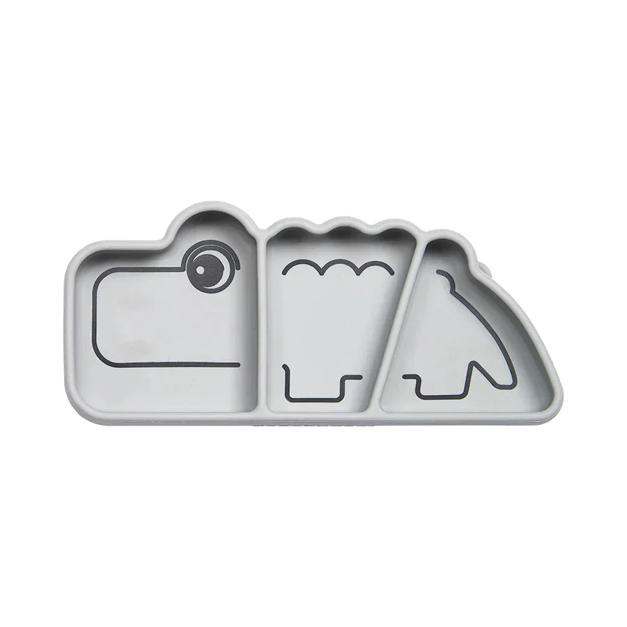 Silicone Stick & Stay snack plate