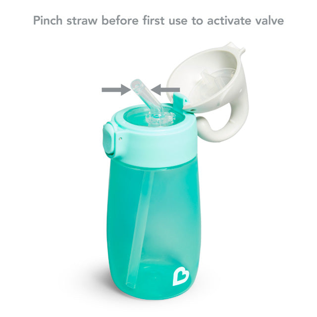 Flip N Lock Elephant Straw Cup