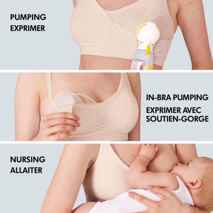 3-In-1 Nursing & Pumping Bra Chai