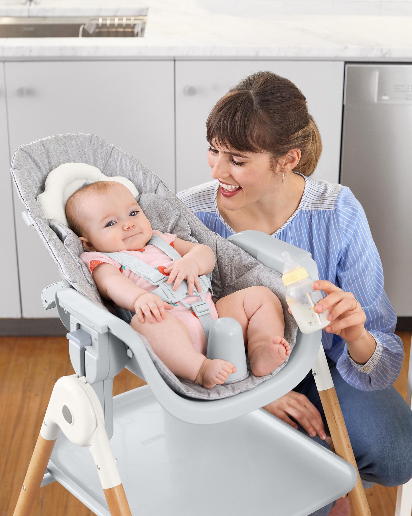 Sit-To-Step High Chair