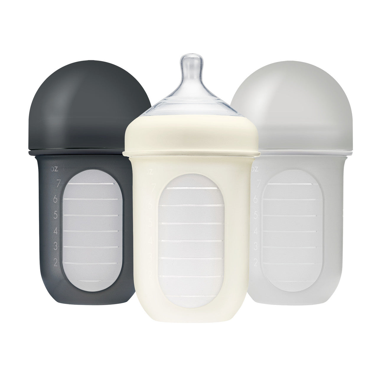 NURSH Silicone Pouch Bottle 8oz 3pk