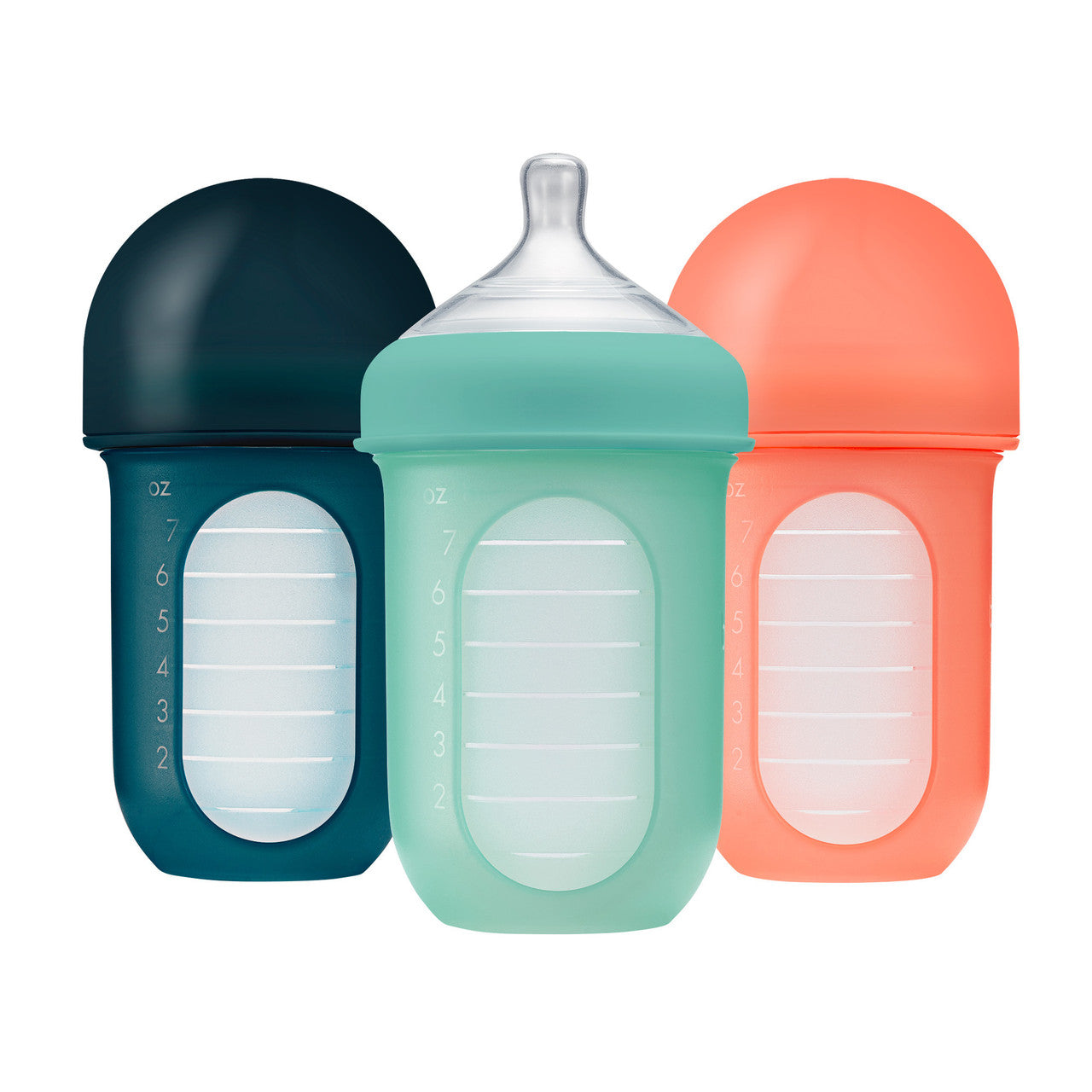 NURSH Silicone Pouch Bottle 8oz 3pk