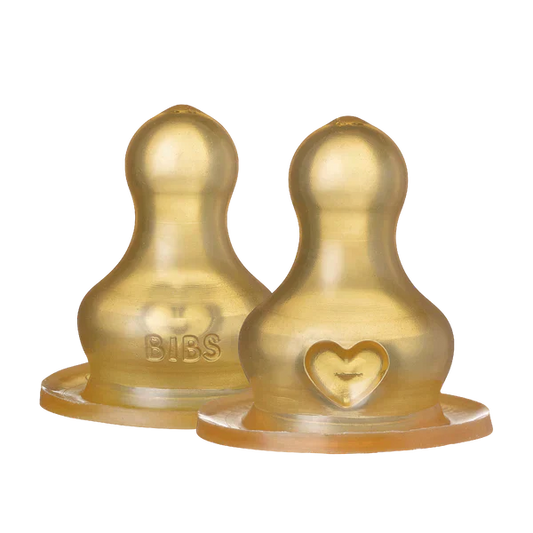 BIBS Bottle Nipple Latex 2 PK