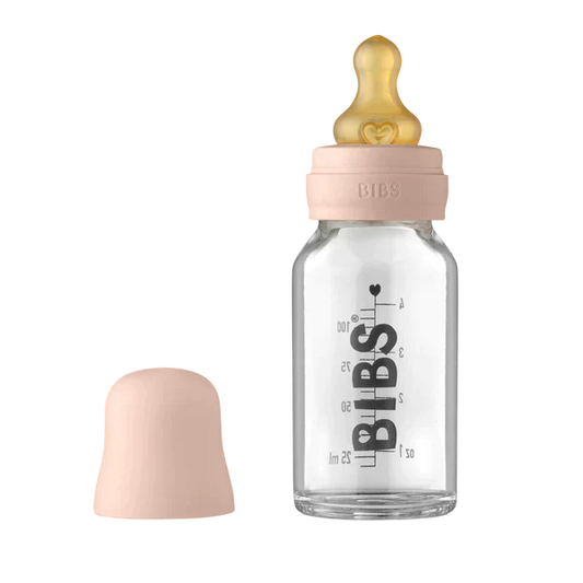 BIBS Baby Glass Bottle Complete Set Latex 100ml