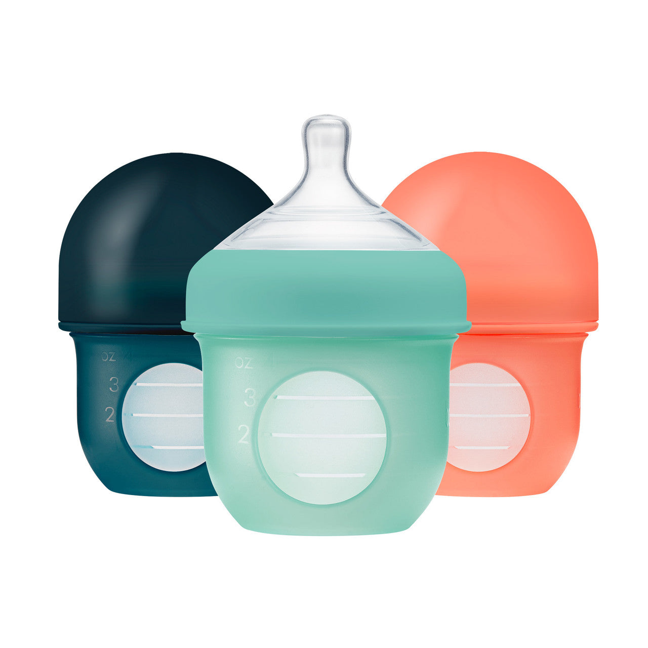 NURSH Silicone Pouch Bottle 4oz 3pk
