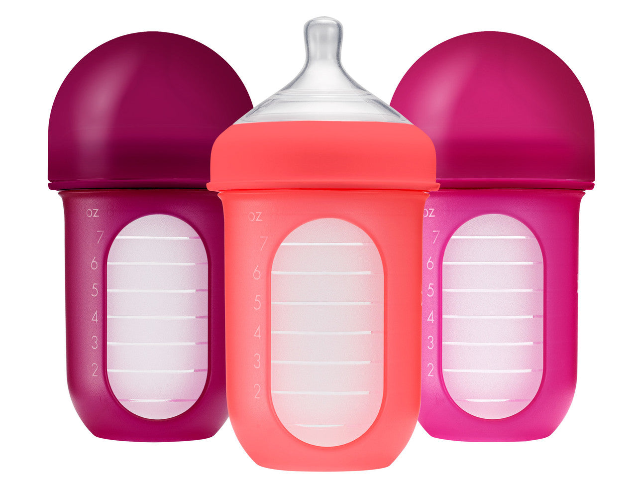 NURSH Silicone Pouch Bottle 8oz 3pk