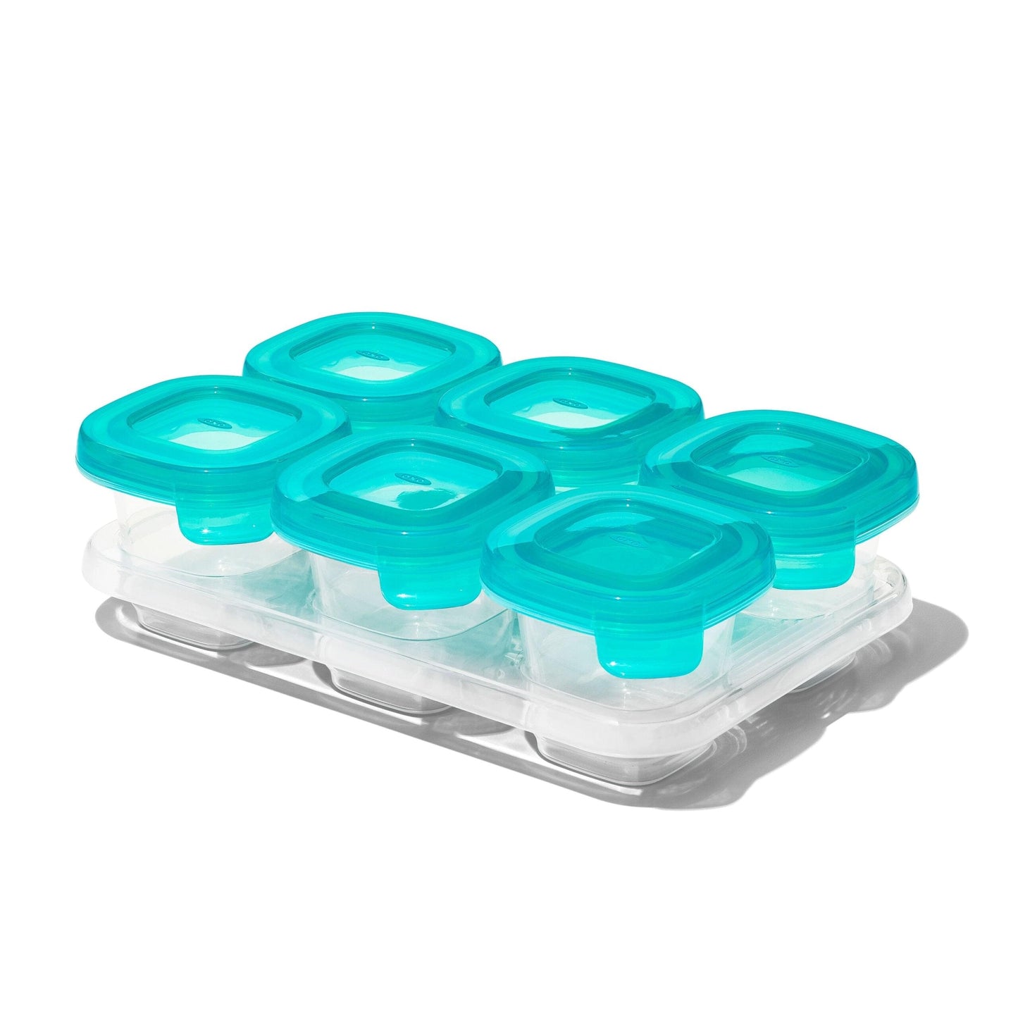 2 oz Baby Blocks Silicone Freezer Storage Containers