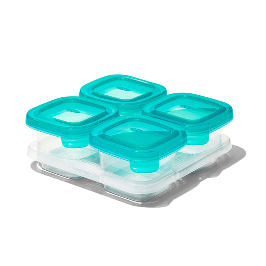 4 oz Baby Blocks Silicone Freezer Storage Containers