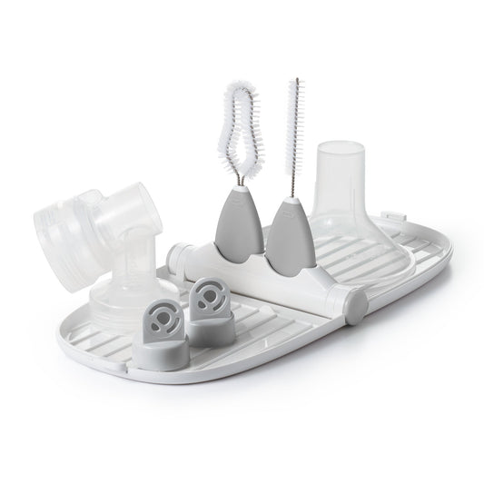 Breast Pump Parts Drying Rack With Detail Brushes