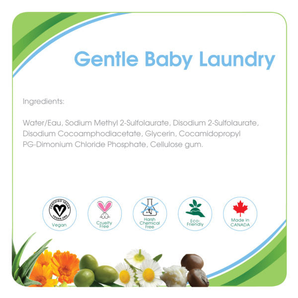 Gentle Baby Laundry Detergent – Fragrance Free – 1.2L