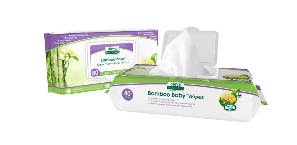 Bamboo Baby Wipes – 80 Count