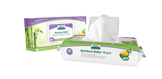 Bamboo Baby Wipes – 80 Count