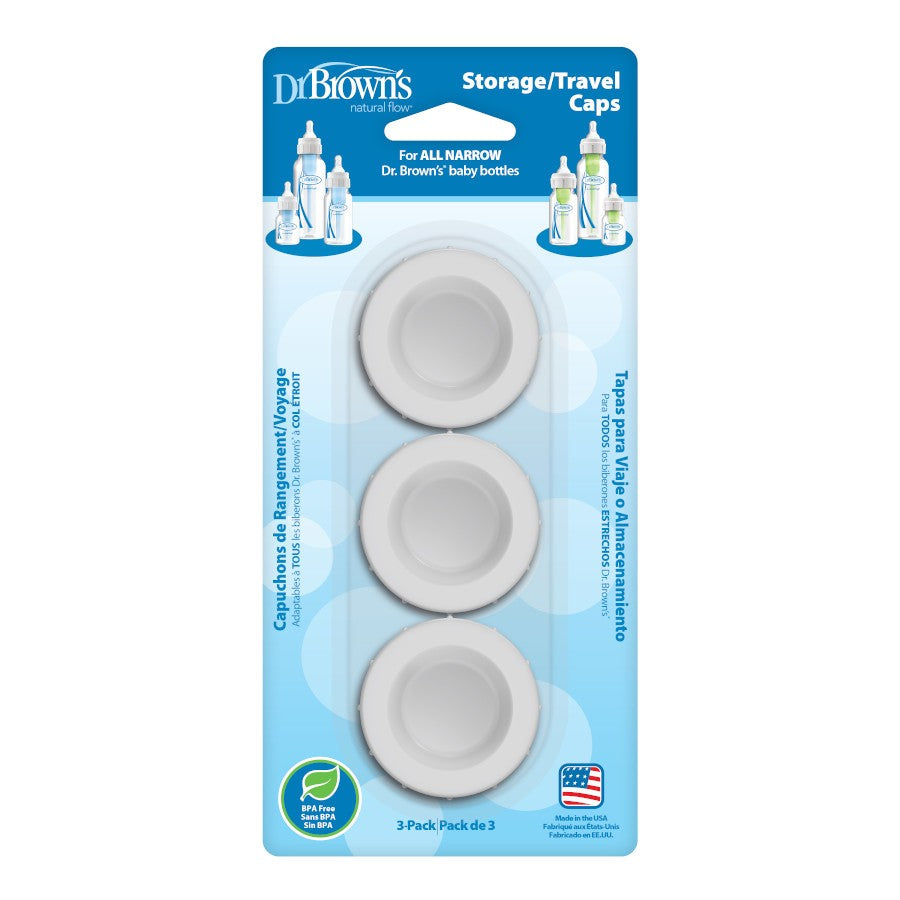 Baby Bottle Storage Travel Caps 3pk