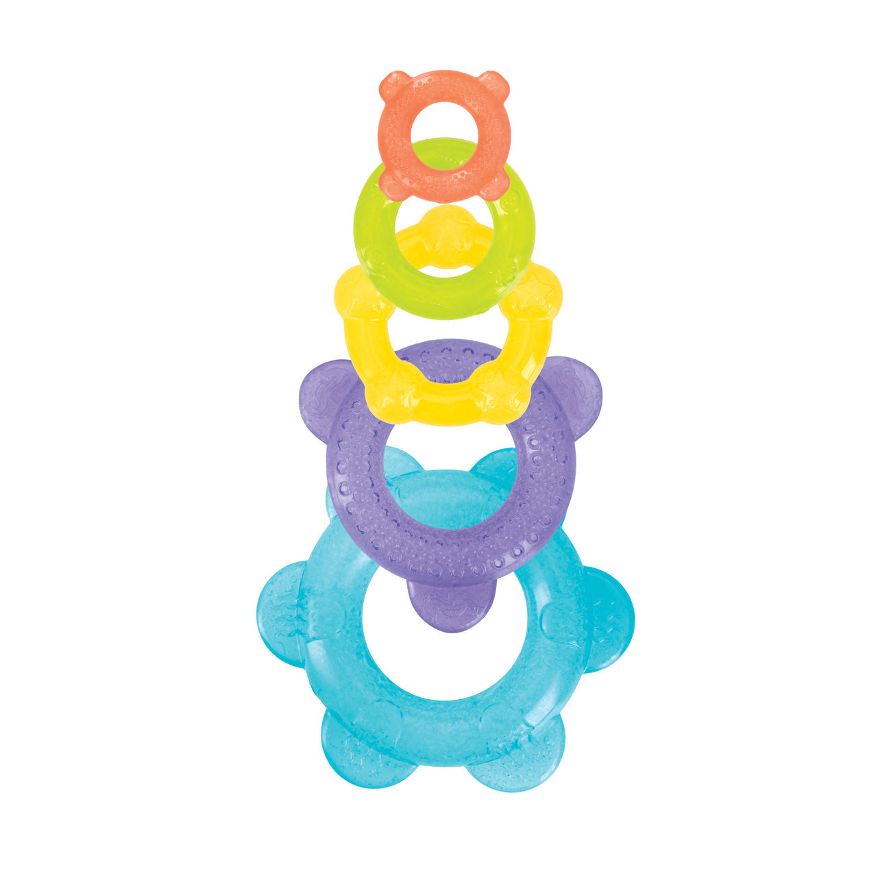 IcyBite Ocean Rings Teething and Stacking Toy