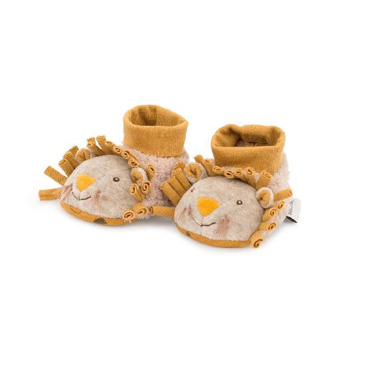 Sous Mon Baobab - Lion Slippers 0-6M
