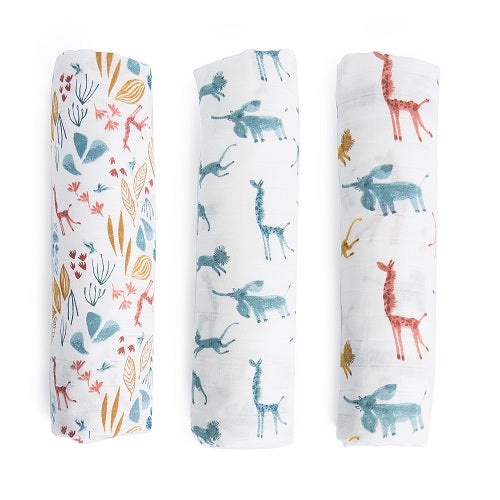 Sous Mon Baobab - Muslin Square 3pk