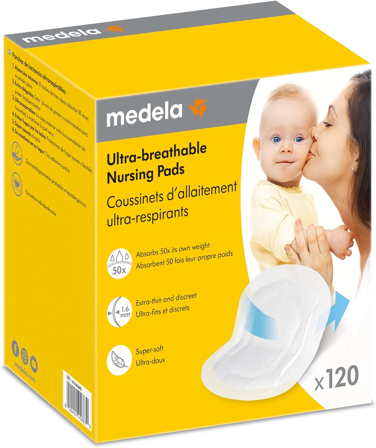 Ultra-breathable nursing pads