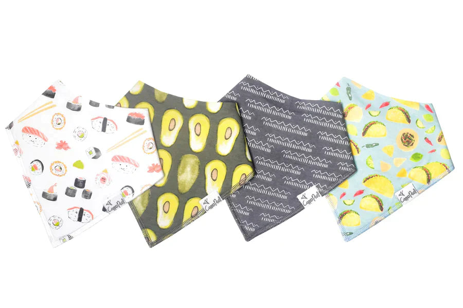 Bandana Bib 4 Pk
