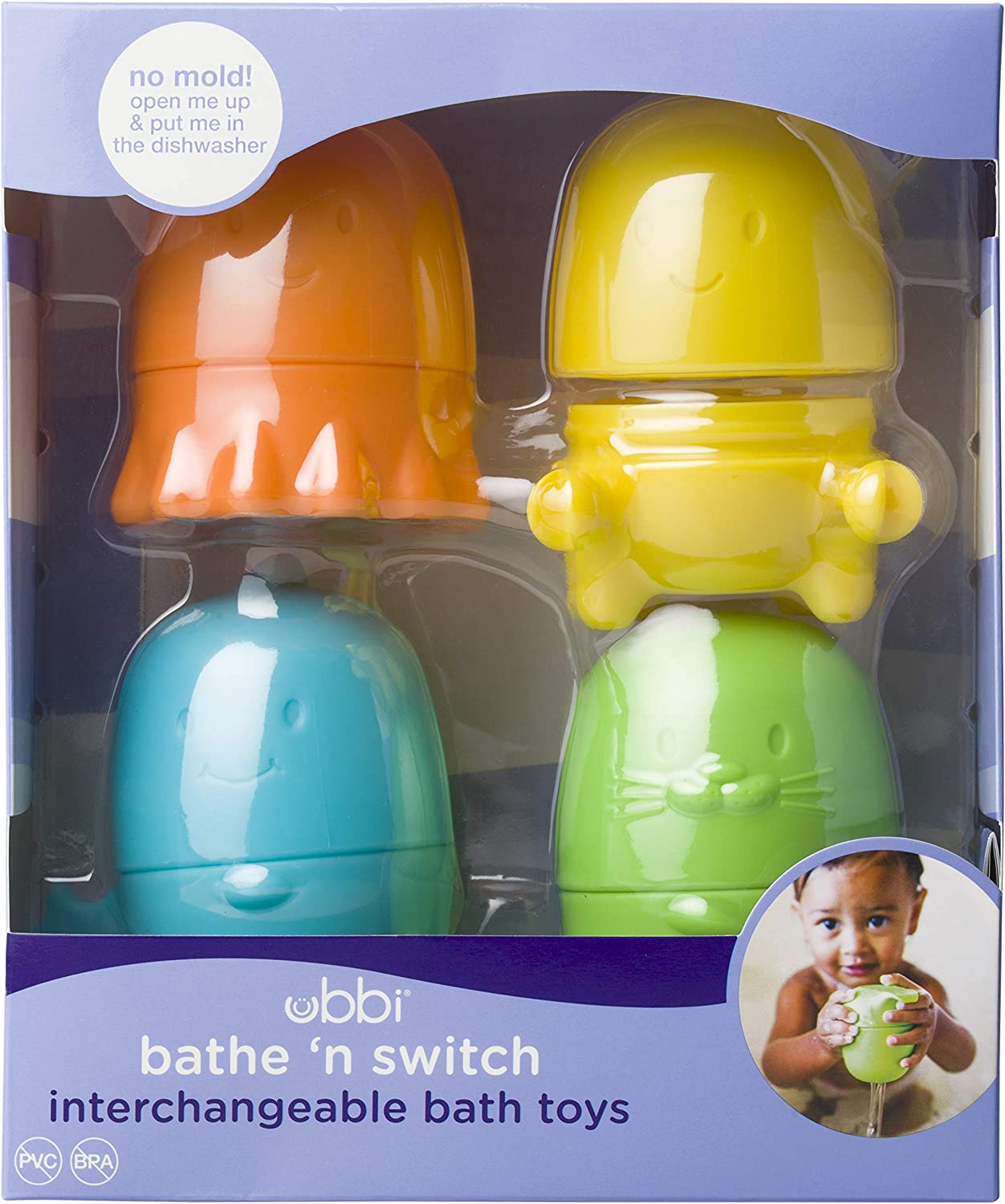 Interchangeable Bath Toys