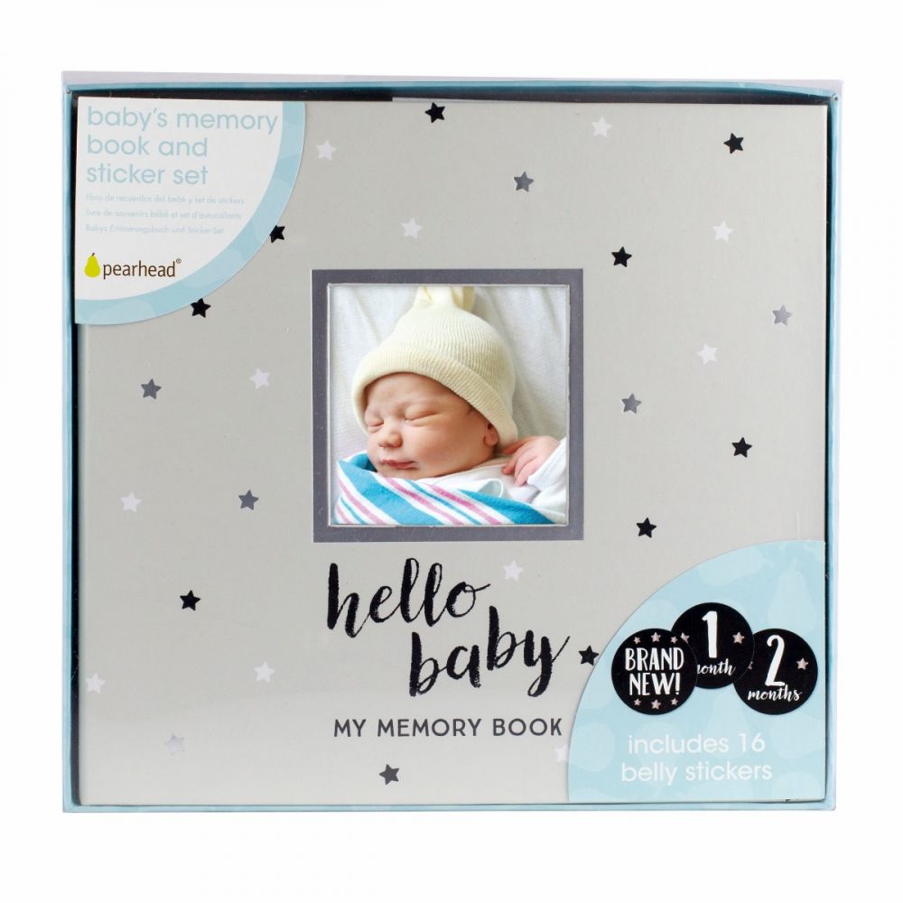 Baby Memory Book & Sticker Set