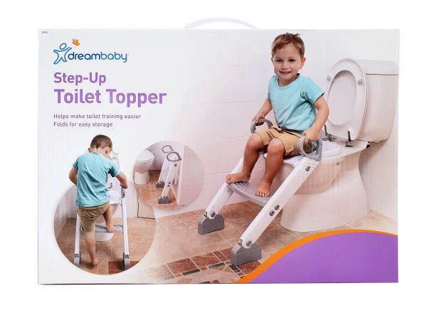 Step-Up Toilet Topper – Grey/White