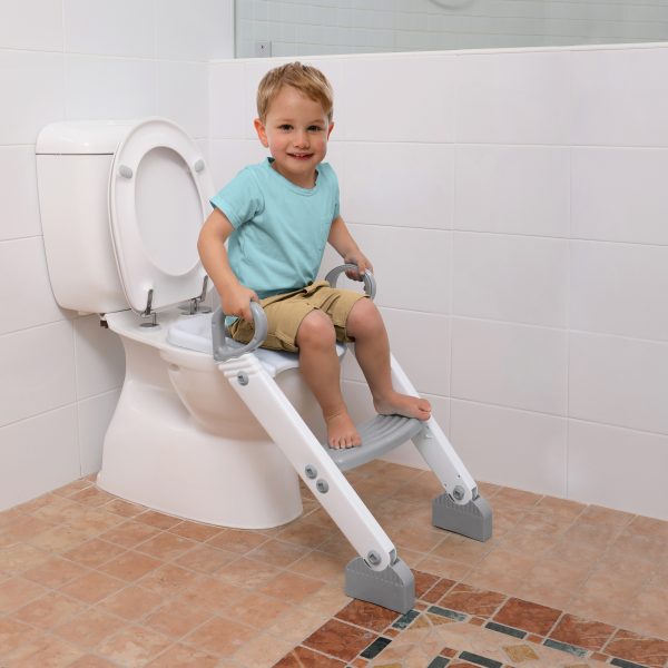 Step-Up Toilet Topper – Grey/White
