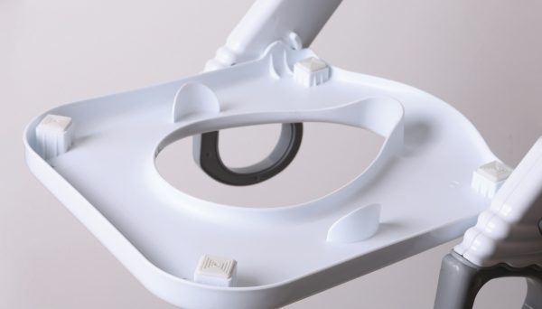 Step-Up Toilet Topper – Grey/White