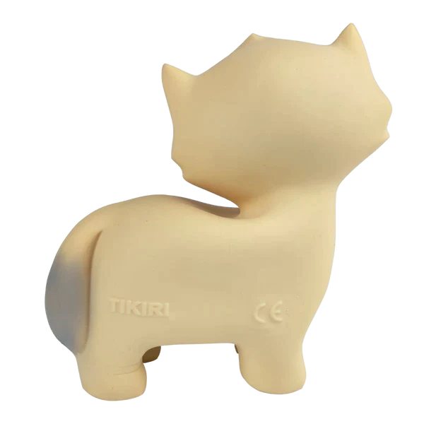 My First Arctic Fox Organic Natural Rubber Teether, Baby Rattle & Bath Toy