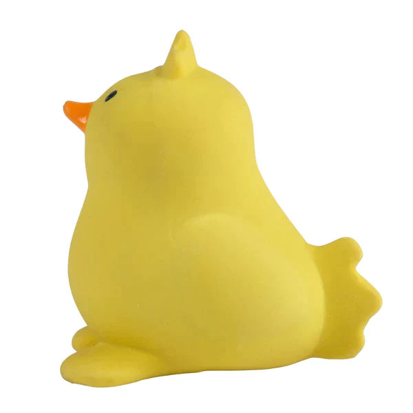 Chick - Organic Natural Rubber Rattle Teether & Bath Toy