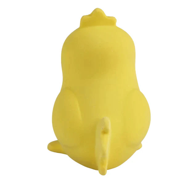 Chick - Organic Natural Rubber Rattle Teether & Bath Toy